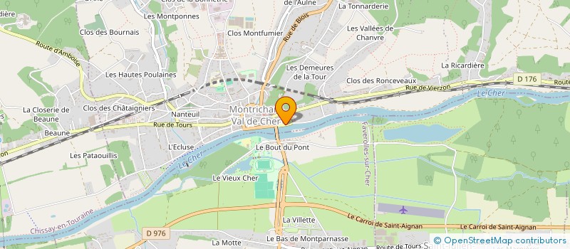 localisation de l'entreprise SOC CIVILE DE L'ESTOILE BLANCHE à MONTRICHARD-VAL-DE-CHER