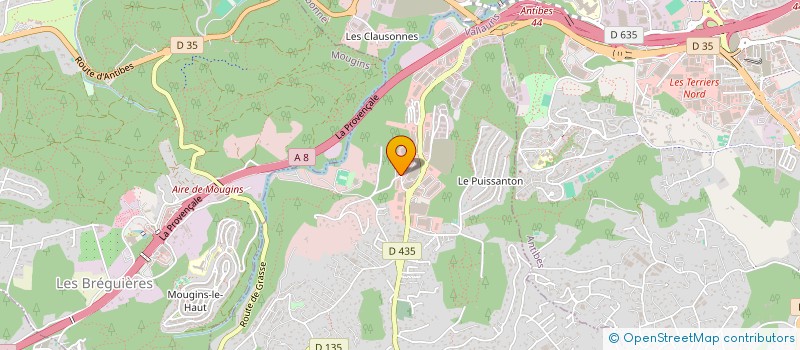 localisation de l'entreprise SOC CIVILE DE LA CINE à VALLAURIS