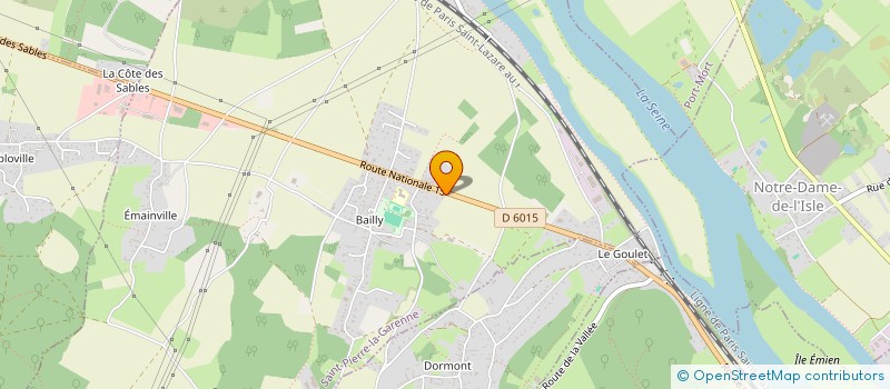 localisation de l'entreprise SOC CIVILE DE LA COTE DES SABLES  SAINT-AUBIN-SUR-GAILLON