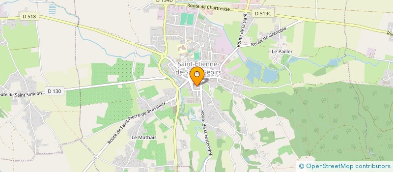 localisation de l'entreprise SOC CIVILE DE LA DALEURE  SAINT-ETIENNE-DE-SAINT-GEOIRS
