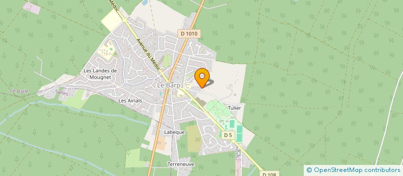 localisation de l'entreprise SOC CIVILE DE LA FORET DU BARP  LE BARP