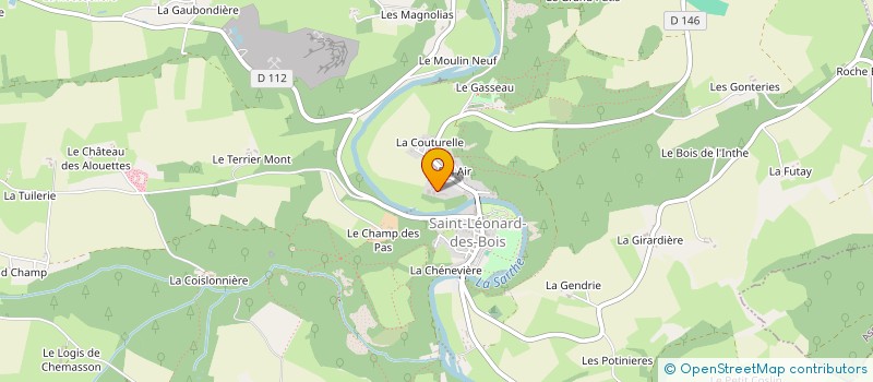 localisation de l'entreprise SOC CIVILE DE LA FORGE COLLET à SAINT-LEONARD-DES-BOIS