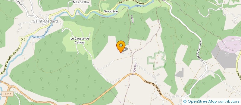 localisation de l'entreprise SOC CIVILE DE LA METAIRIE HAUTE  SAINT-MEDARD