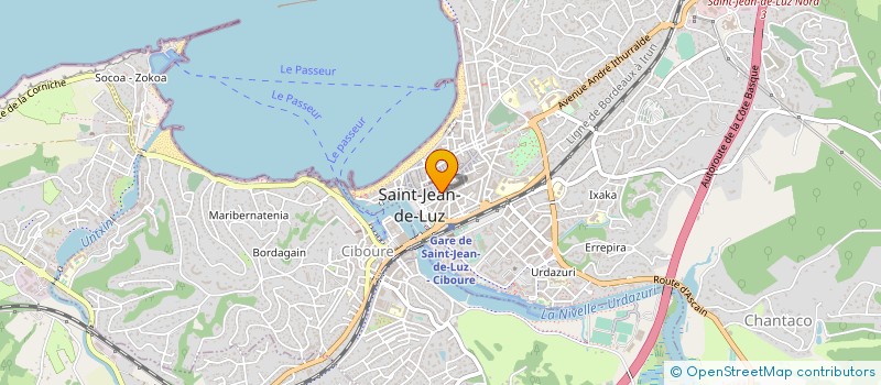 localisation de l'entreprise SOC CIVILE DE LA MINERVE  SAINT-JEAN-DE-LUZ