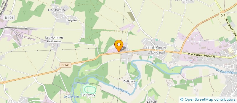 localisation de l'entreprise SOC CIVILE DE LA ROUTE DE POITIERS  VAL-DE-COGNAC