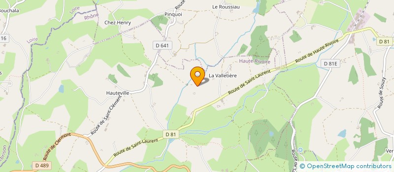 localisation de l'entreprise SOC CIVILE DE LA VALSONNIERE  SAINT-GENIS-L ARGENTIERE