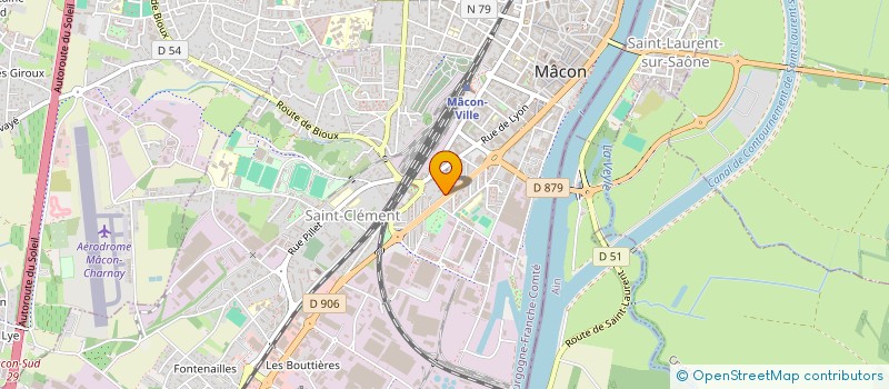 localisation de l'entreprise SOC CIVILE DE PARTICIPATION FINANCIERE à MACON