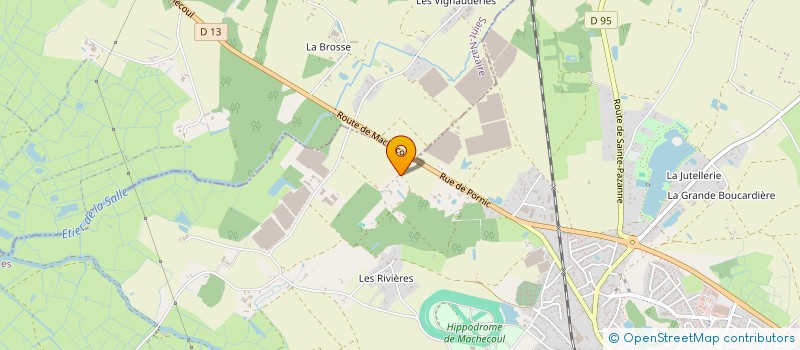 localisation de l'entreprise SOC CIVILE DE PISCICULTURE DE RETZ  MACHECOUL-SAINT-MEME