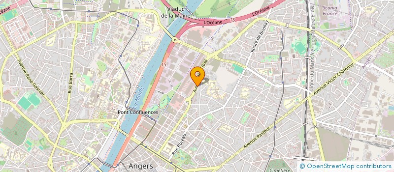 localisation de l'entreprise SOC CIVILE DE PLACEMENT ET PARTICIPATION  ANGERS