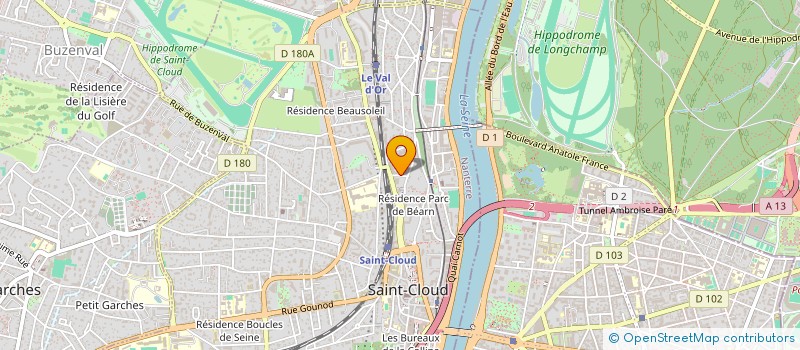 localisation de l'entreprise SOC CIVILE DE VERTOU à SAINT-CLOUD
