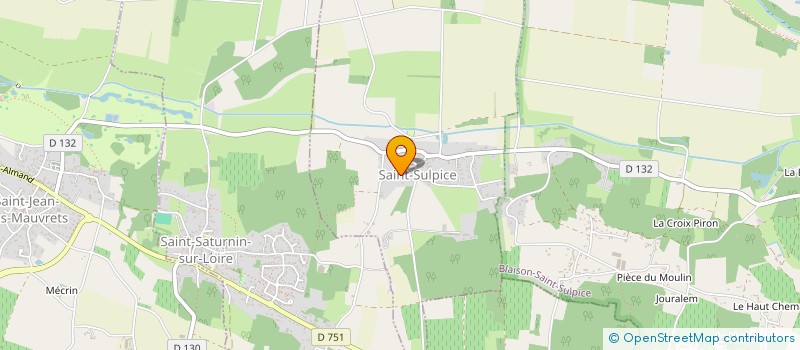 localisation de l'entreprise SOC CIVILE DE VIRY NOUREUIL  BLAISON-SAINT-SULPICE