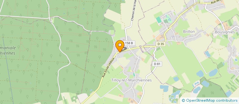 localisation de l'entreprise SOC CIVILE DES BLEUETS à TILLOY-LEZ-MARCHIENNES