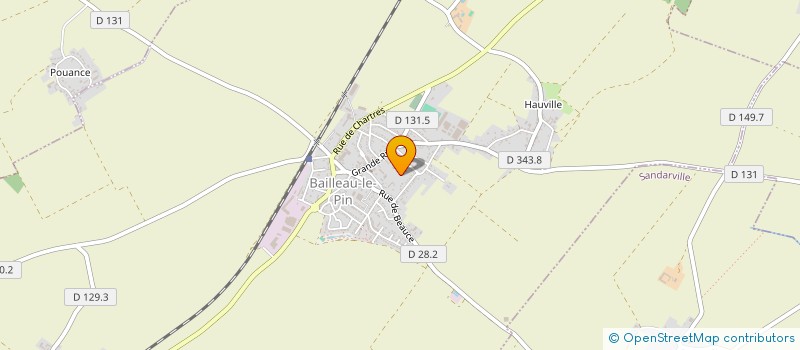 localisation de l'entreprise SOC CIVILE DES HALLES à BAILLEAU-LE-PIN