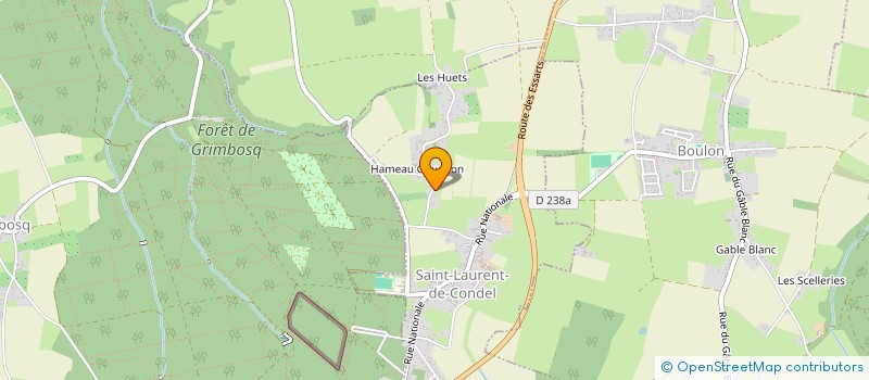 localisation de l'entreprise SOC CIVILE DES HAUTS VENTS  DONNAY