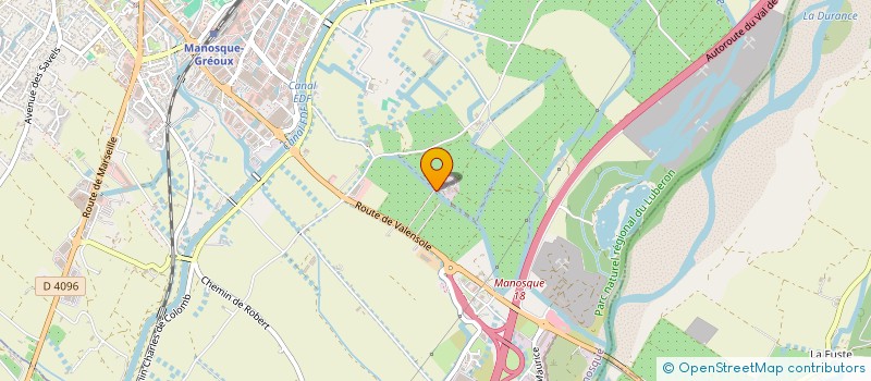 localisation de l'entreprise SOC CIVILE DES QUEYRONS  MANOSQUE