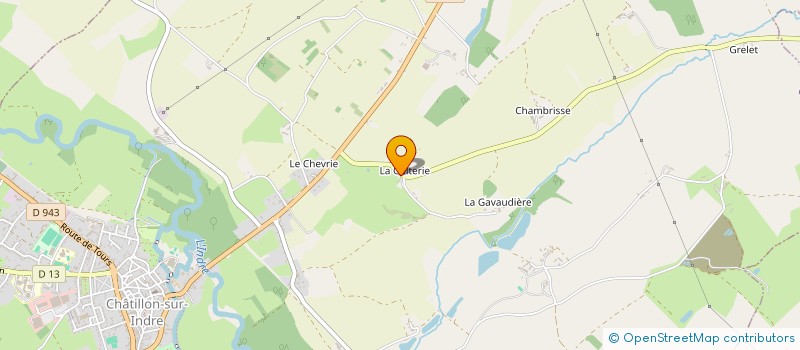localisation de l'entreprise SOC CIVILE DES TAILLES DE LA PERCHERIE à CHATILLON-SUR-INDRE