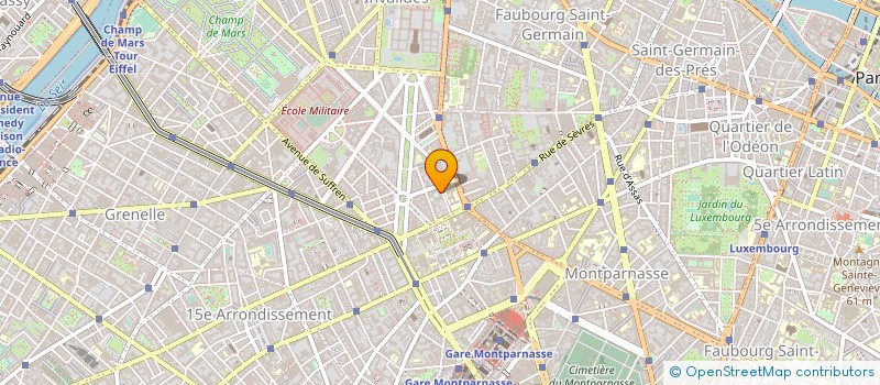localisation de l'entreprise SOC CIVILE DES TRESORIERES à PARIS
