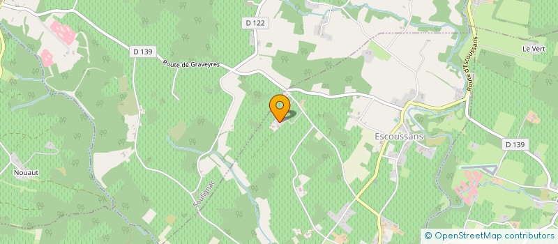 localisation de l'entreprise SOC CIVILE DES VIGNOBLES PERNETTE  ESCOUSSANS