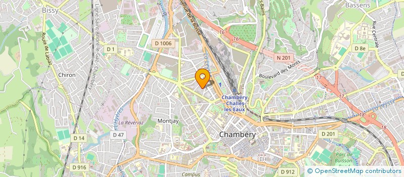 localisation de l'entreprise SOC CIVILE DG  AIX-LES-BAINS