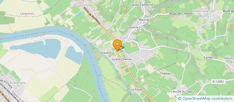 localisation de l'entreprise SOC CIVILE DOMAINE LES CHENES  CAPIAN