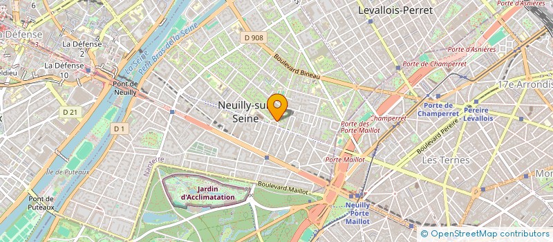 localisation de l'entreprise SOC CIVILE DU 1 BD D'INKERMANN à NEUILLY-SUR-SEINE