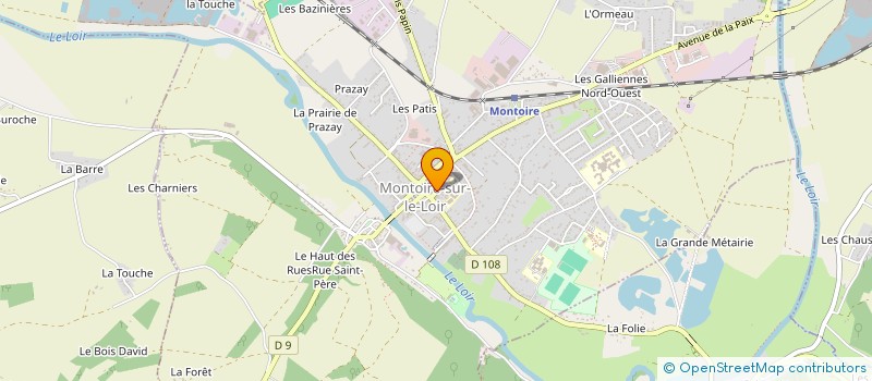 localisation de l'entreprise SOC CIVILE DU 18 RUE SAINT DENIS à MONTOIRE-SUR-LE-LOIR
