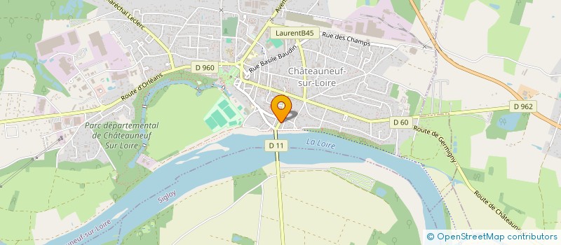 localisation de l'entreprise SOC CIVILE DU 19 R ST NICOLAS à CHATEAUNEUF-SUR-LOIRE
