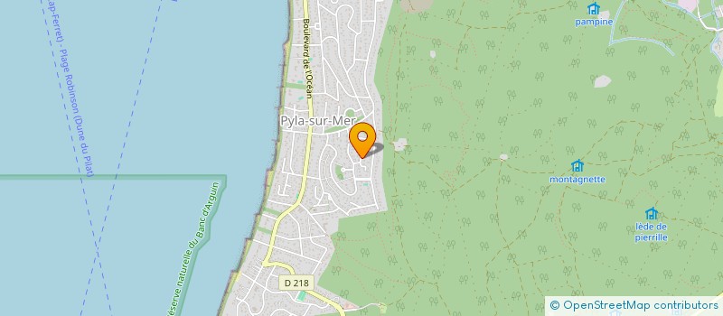 localisation de l'entreprise SOC CIVILE DU 397 BLD WILSON à LA TESTE-DE-BUCH