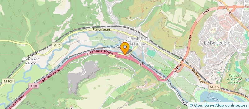 localisation de l'entreprise SOC CIVILE DU 49 RUE DE VELARS  PLOMBIERES-LES-DIJON