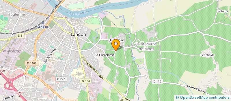 localisation de l'entreprise SOC CIVILE DU 5 RUE MARCEL SEMBAT à LANGON