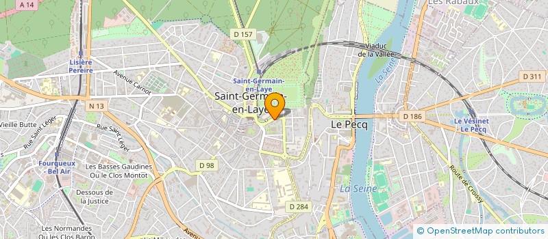 localisation de l'entreprise SOC CIVILE DU 6BIS R THIERS  SAINT-GERMAIN-EN-LAYE