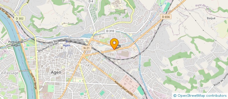 localisation de l'entreprise SOC CIVILE DU 81 RUE DENFERT ROCHEREAU à AGEN