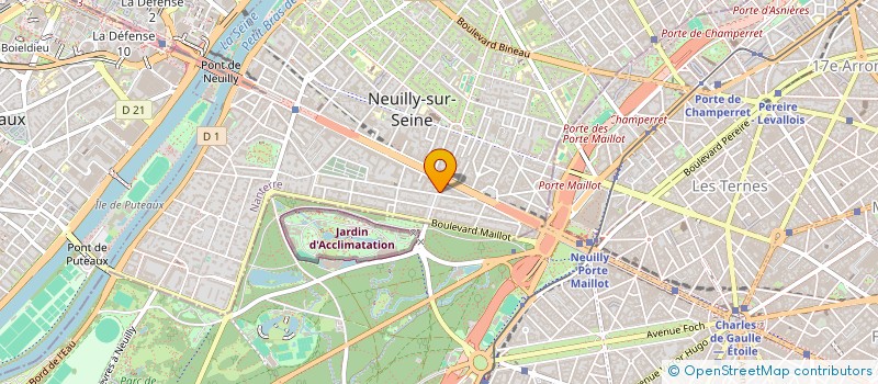 localisation de l'entreprise SOC CIVILE DU BOIS D'ORLEANS à NEUILLY-SUR-SEINE