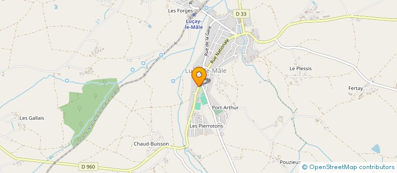 localisation de l'entreprise SOC CIVILE DU CEROT à LUCAY-LE-MALE