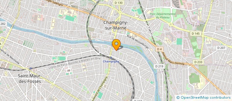 localisation de l'entreprise SOC CIVILE DU CHALET DE CHAMPIGNOLLES à SAINT-MAUR-DES-FOSSES