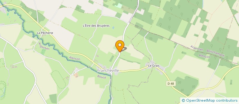 localisation de l'entreprise SOC CIVILE DU CHATEAU DE VRIGNY à BOISCHAMPRE