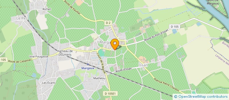 localisation de l'entreprise SOC CIVILE DU CHATEAU RAUZAN GASSIES à MARGAUX-CANTENAC