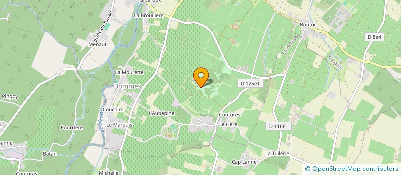 localisation de l'entreprise SOC CIVILE DU CHATEAU RAYNE VIGNEAU à BOMMES