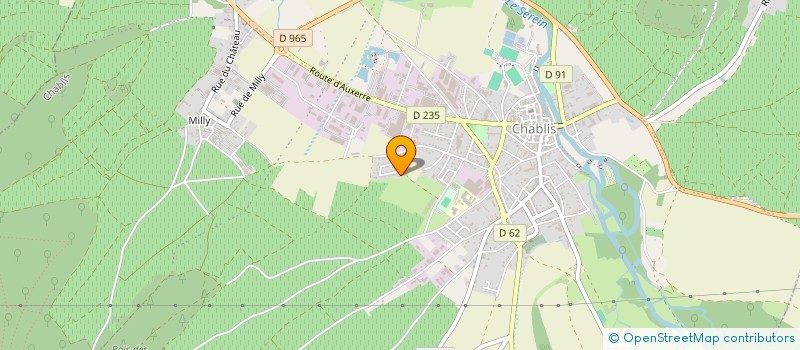 localisation de l'entreprise SOC CIVILE DU CLOS DU CALVAIRE à CHABLIS