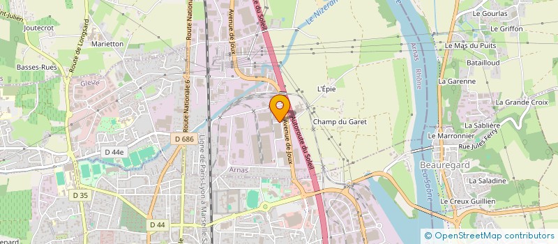 localisation de l'entreprise SOC CIVILE DU DOMAINE DE JOUX  ARNAS