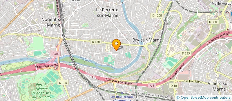 localisation de l'entreprise SOC CIVILE DU DOMAINE DE LA GRANGE  LE PERREUX-SUR-MARNE