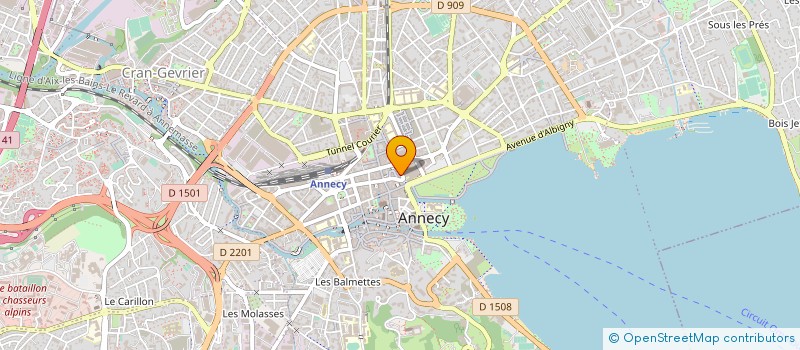 localisation de l'entreprise SOC CIVILE DU LUNAIN à ANNECY