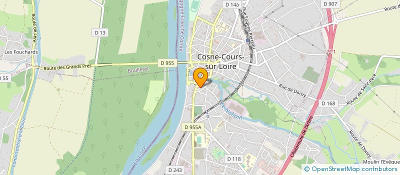localisation de l'entreprise SOC CIVILE DU MARAIS à COSNE COURS SUR LOIRE