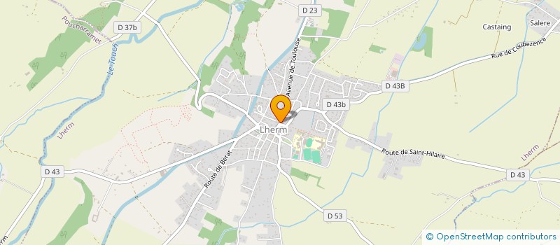 localisation de l'entreprise SOC CIVILE DU MIDDI à LHERM