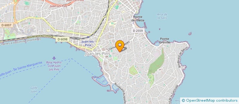 localisation de l'entreprise SOC CIVILE DU PETIT CASTEL à ANTIBES