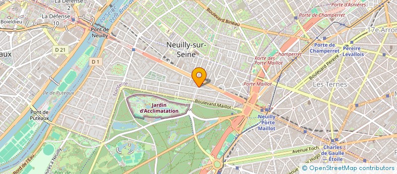 localisation de l'entreprise SOC CIVILE DULUD ORLEANS à NEUILLY-SUR-SEINE