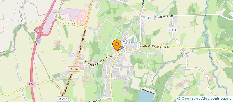 localisation de l'entreprise SOC CIVILE ECURIE DES PYRENEES  GARLIN