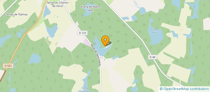 localisation de l'entreprise SOC CIVILE ELEVAGE PISCICOLE ETANG AMBON  CHAUMONT-SUR-THARONNE