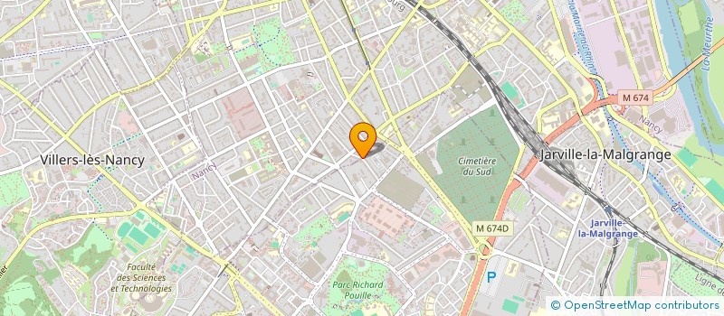 localisation de l'entreprise SOC CIVILE ERIA  NANCY