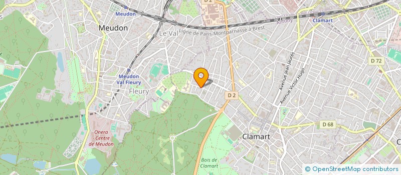 localisation de l'entreprise SOC CIVILE ETUDES RECHERCHES WISDOM à CLAMART